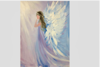 Virtual Paint Nite: My Beautiful Angel (Ages 6+)